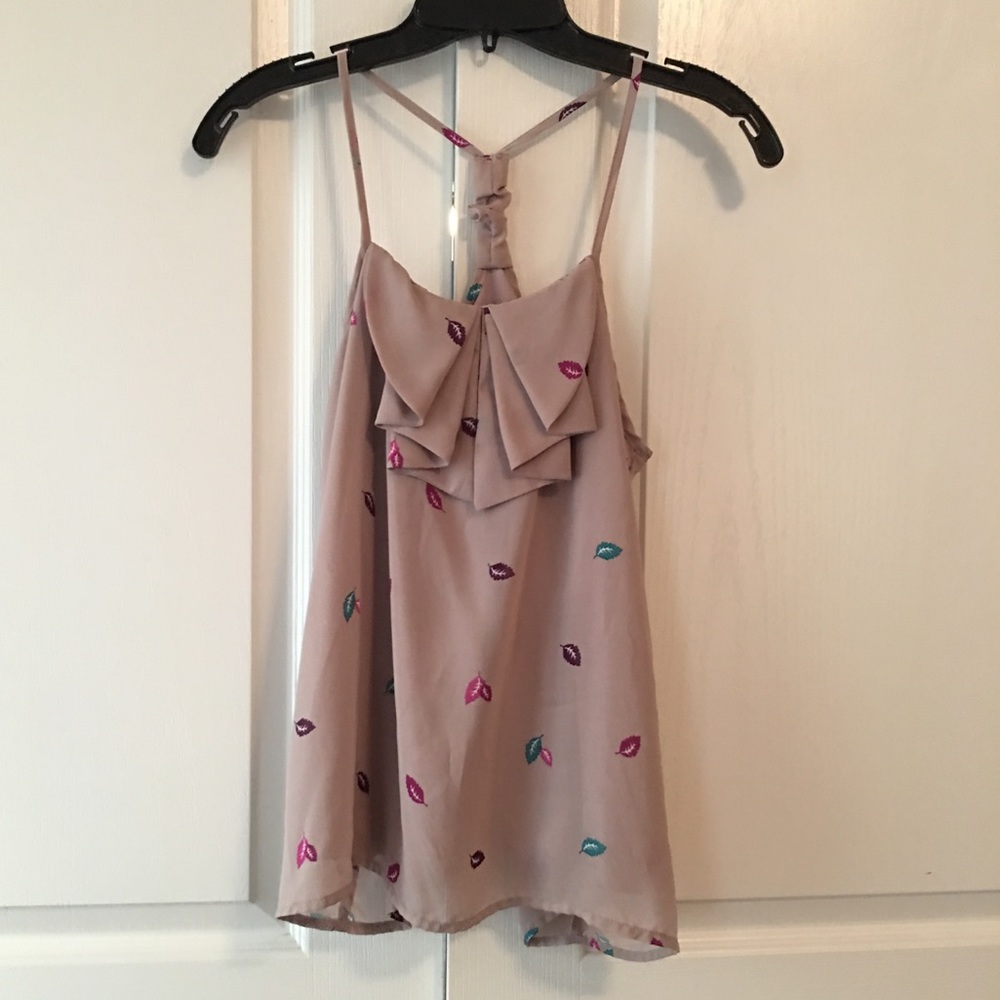 Spaghetti strap tank, size small